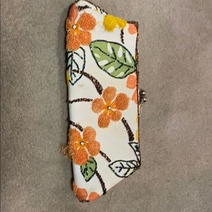 Embroidered Clutch
